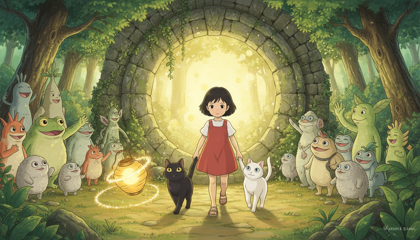 Ghibli Style picture book thumbnail 4 - StoryFlow AI illustration