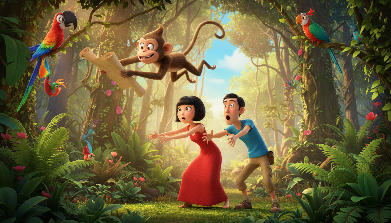 Pixar Style picture book example 1 - StoryFlow AI-generated illustration