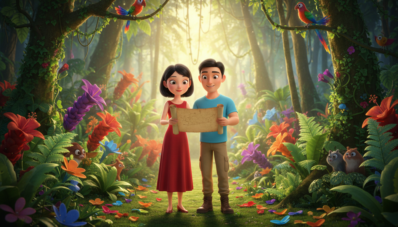 Pixar Style picture book thumbnail 2 - StoryFlow AI illustration